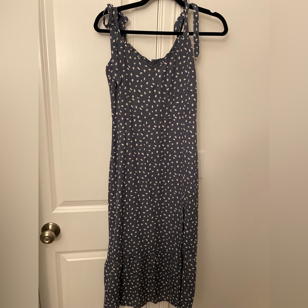 Abercrombie blue and white dress